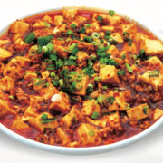 Mapo Tofu with Pork Mince 麻婆豆腐   1-4个辣