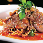 Pork ear Beef and Honey Comb Mixed With Spicy Sauce 夫妻肺片