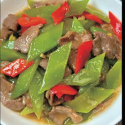 Sliced Augustana with Pork 莴笋肉片 