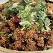 Steamed Beef with Flavoured Rice Powder 粉蒸牛肉 1-4个辣